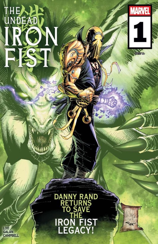 The Undead Iron Fist #1 Whilce Portacio Main Cover (09/10/25)