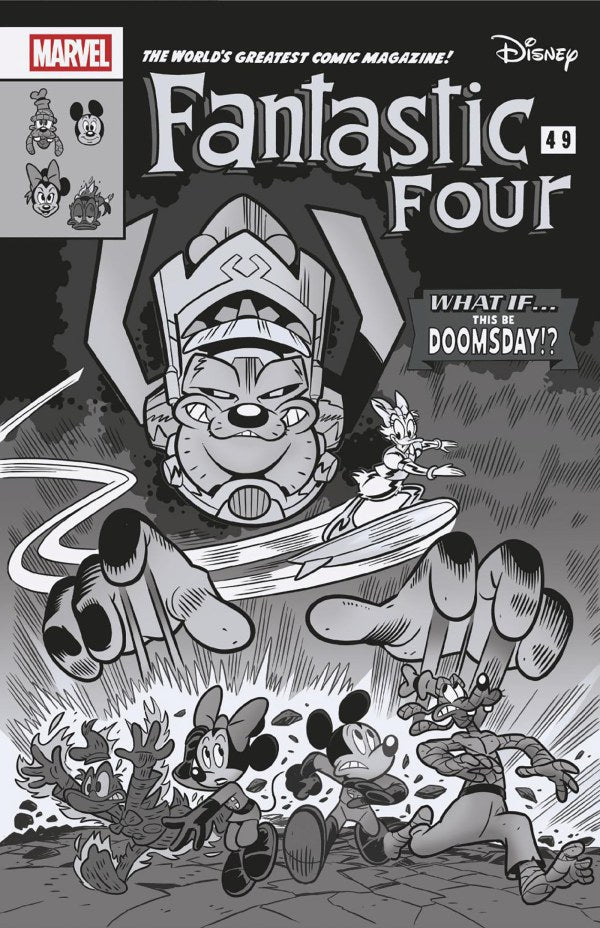 Fantastic Four #1 Lorenzo B&W Disney What If? [1:100] (07/09/25)