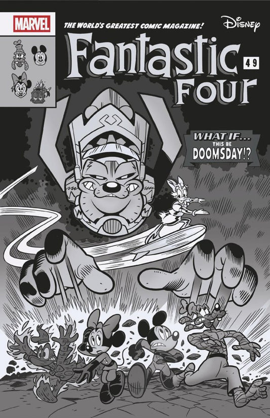 Fantastic Four #1 Lorenzo B&W Disney What If? [1:100] (07/09/25)