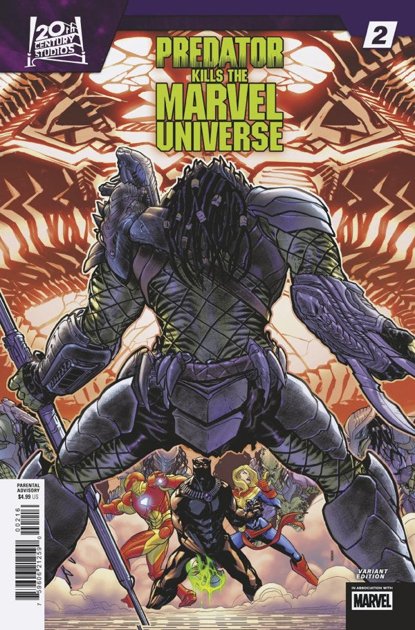 Predator Kills The Marvel Universe #2 [1:25] David Baldeon (PRESALE 09/17/25)