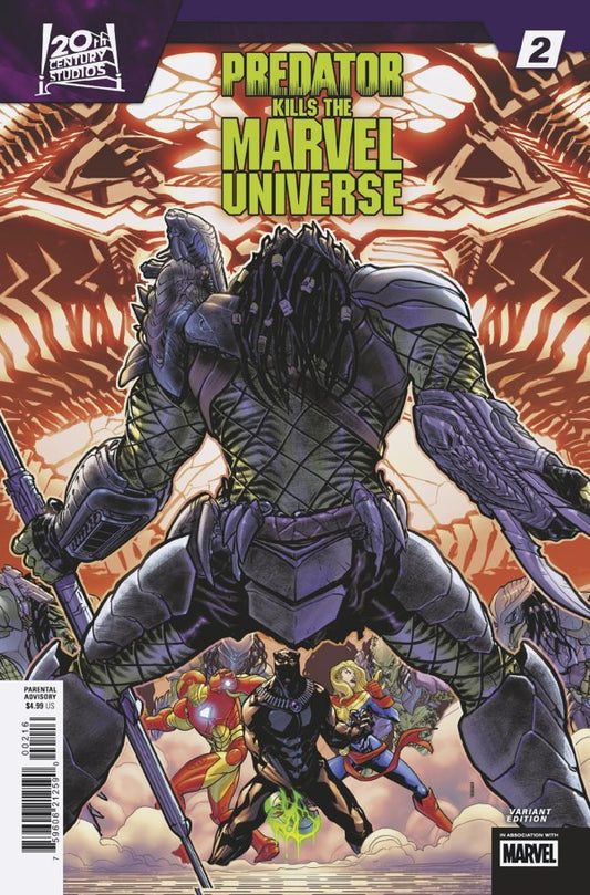 Predator Kills The Marvel Universe #2 [1:25] David Baldeon (PRESALE 09/17/25)