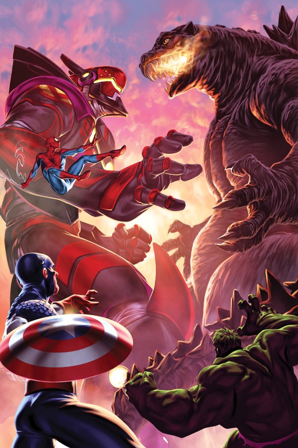 Godzilla Destroys The Marvel Universe #5 [1:50] Brooks Virgin (PRESALE 11/19/25)