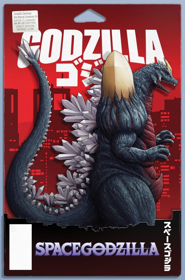 Godzilla Destroys The Marvel Universe #4 John Tyler Action Figure (10/15/25)