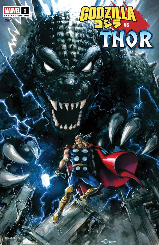 Godzilla vs. Thor #1 Clayton Crain [1:25] (07/02/25)