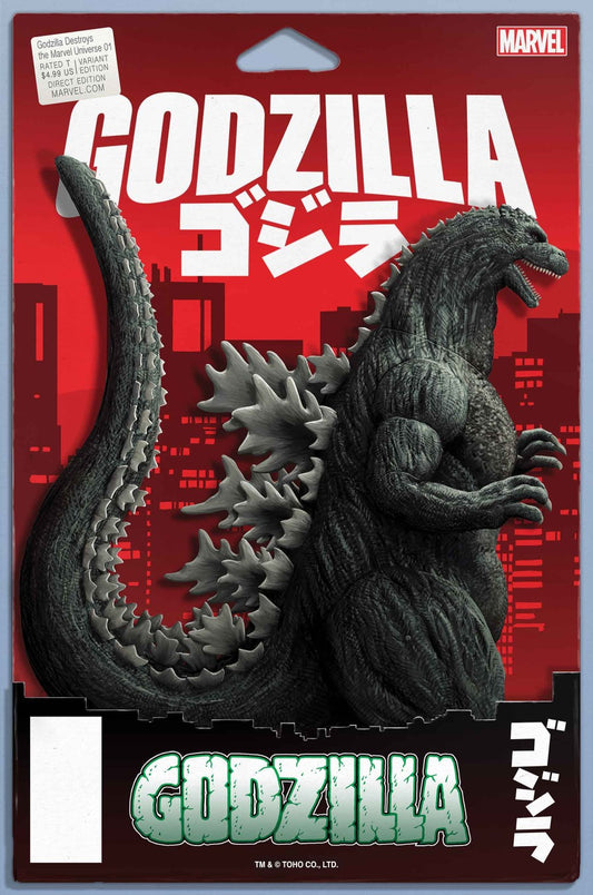 Godzilla Destroys The Marvel Universe #1 John Tyler Figure (07/16/25)