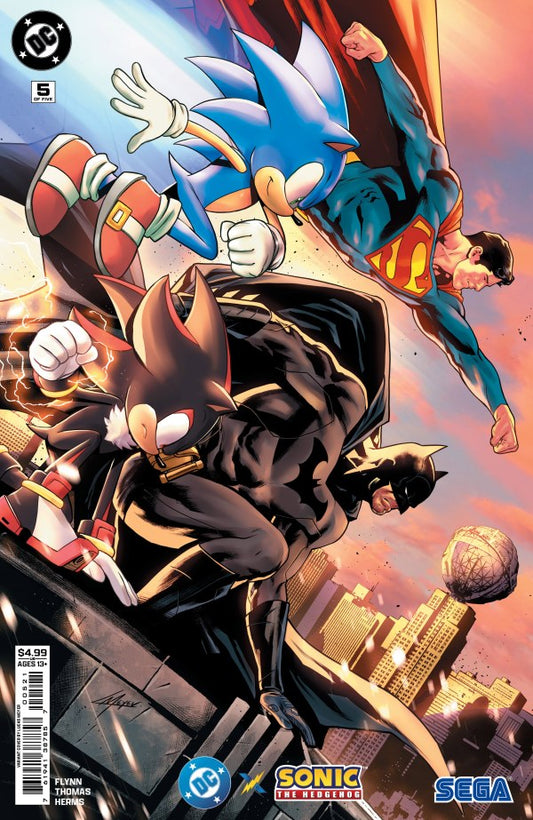 DC X Sonic The Hedgehog #5 (Of 5) Cover B Lucas Meyer Variant (07/30/25)