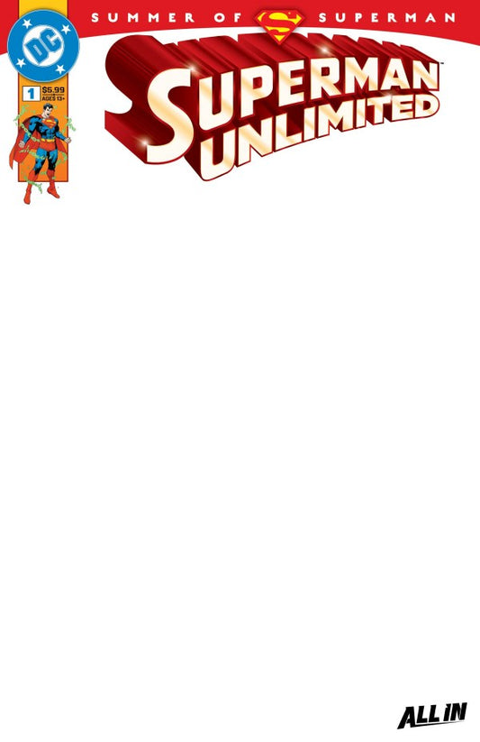 Superman Unlimited #1 Cover I Blank Variant (05/21/25)