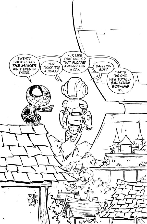 Ultimate Endgame #1 [1:100] Skottie Young B&W Virgin (PRESALE 12/31/25)