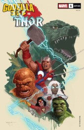 Godzilla vs. Thor #1 E.M. Gist Marvel Universe (07/02/25)