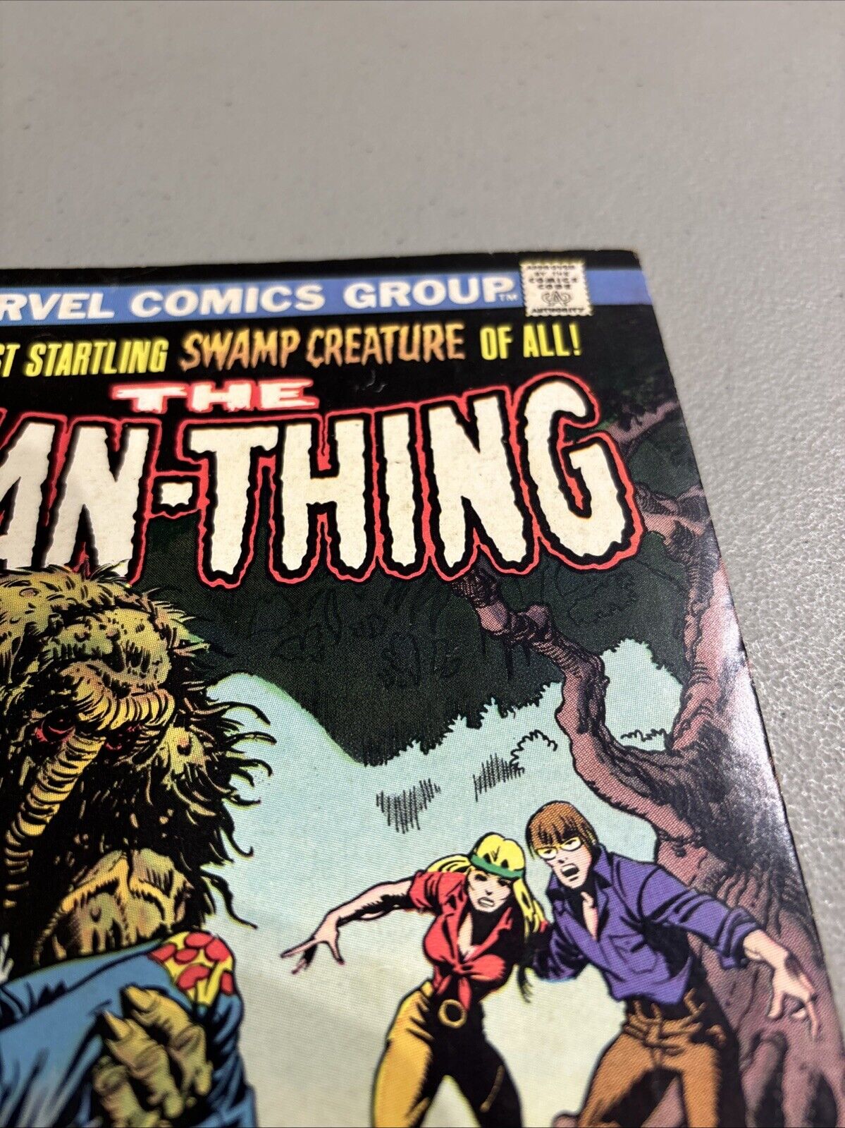 The Man-Thing #5 (Marvel 1974) Ploog cover, Night of the Laughing Dead