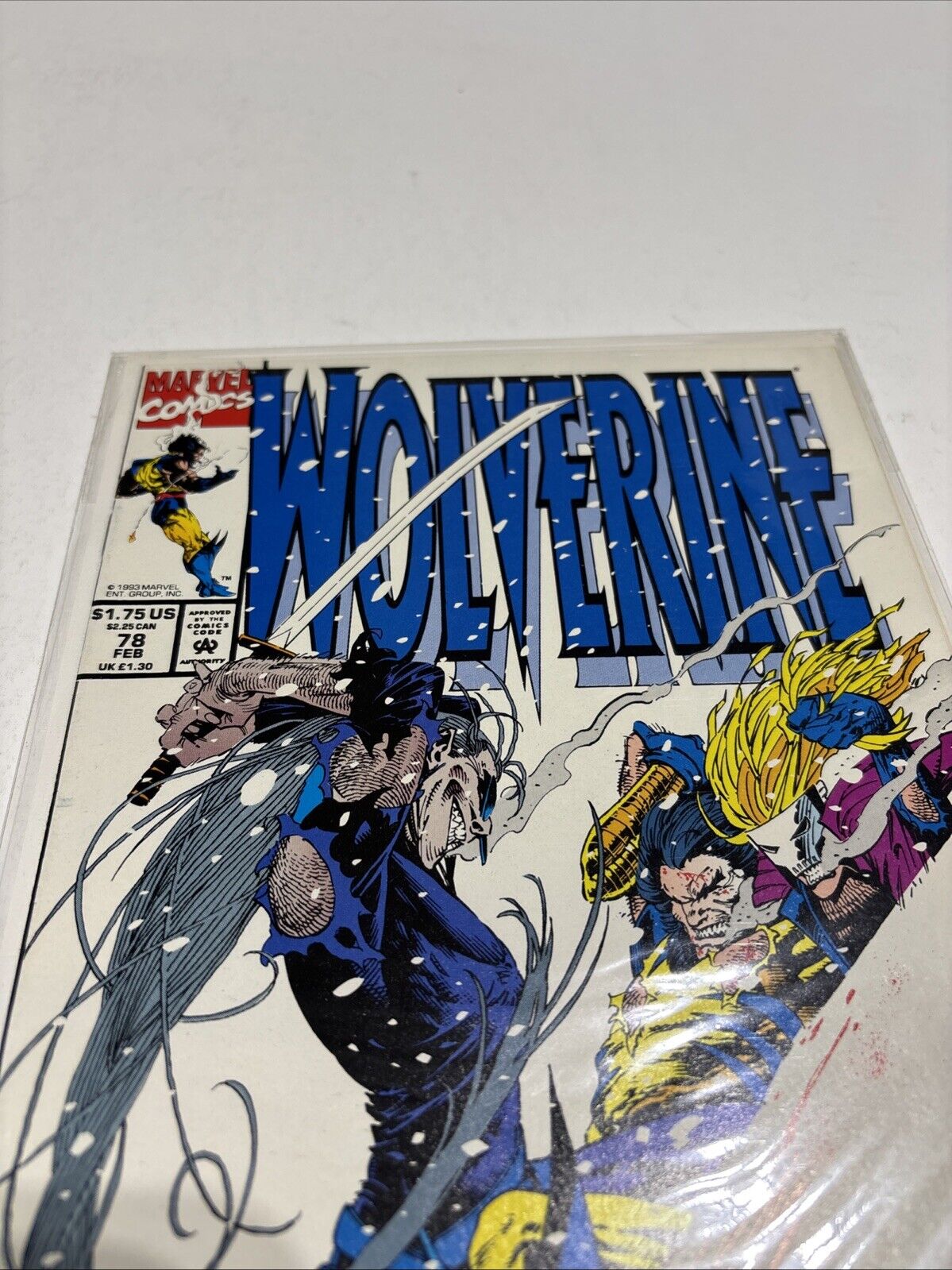 Wolverine #78 Vol 2 (Marvel 1988-2012) Logan Adam Kubert Cover