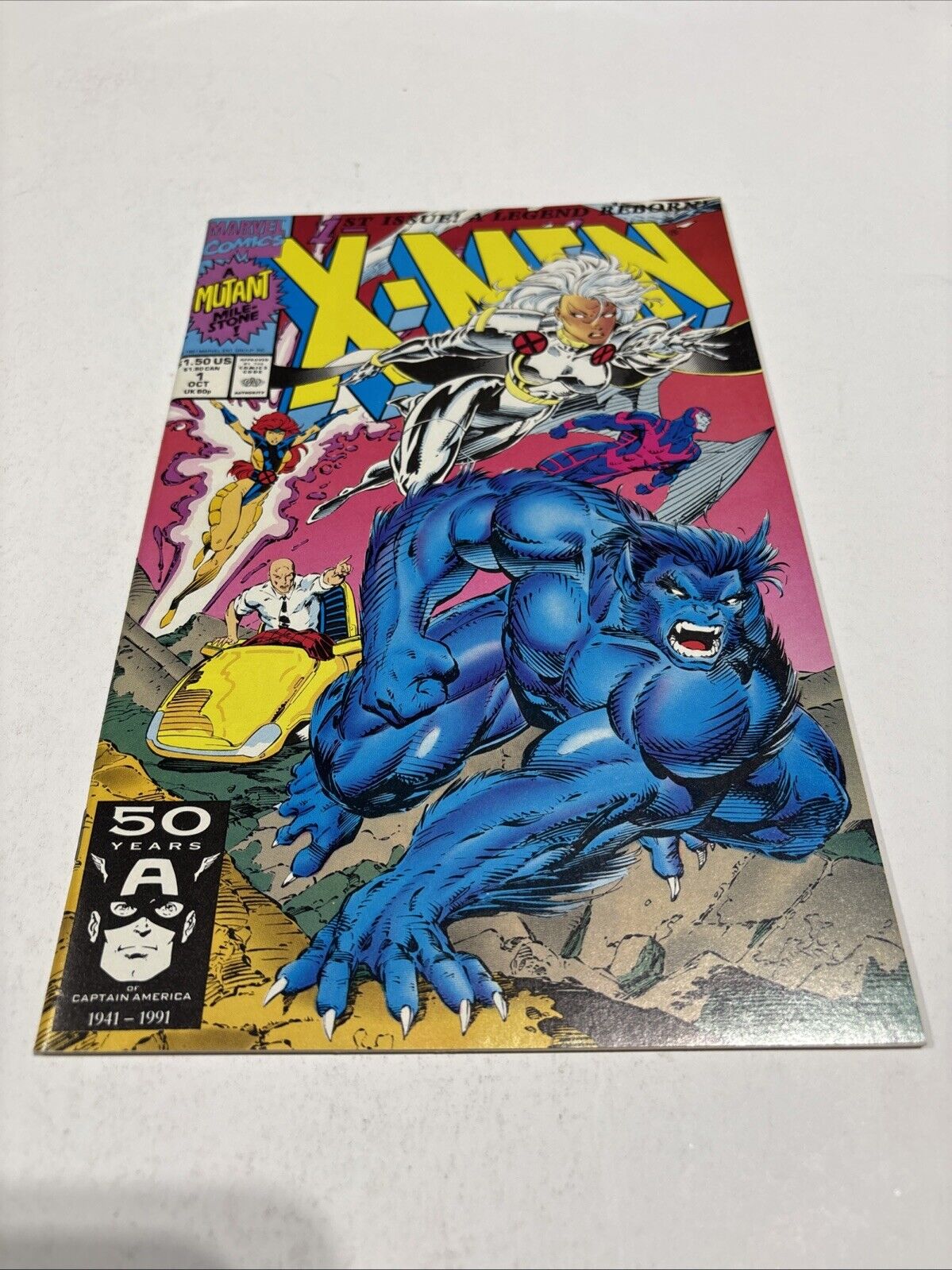 X-Men #1 Vol 1 (Lot of 9 Marvel Comics 1991) Jim Lee 1st App /Cover Omega Red