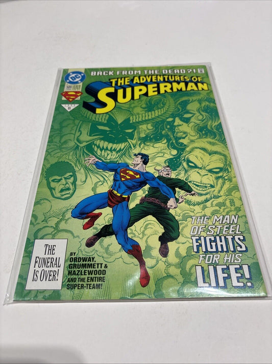 DC Comics #500 1993 The Adventures of Superman Back from the Dead NM