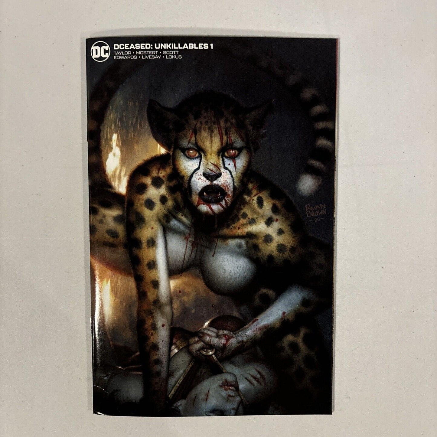 DCeased: Unkillables #1 Ryan Brown Virgin Art Variant Limited To 1500 (DC 2020)