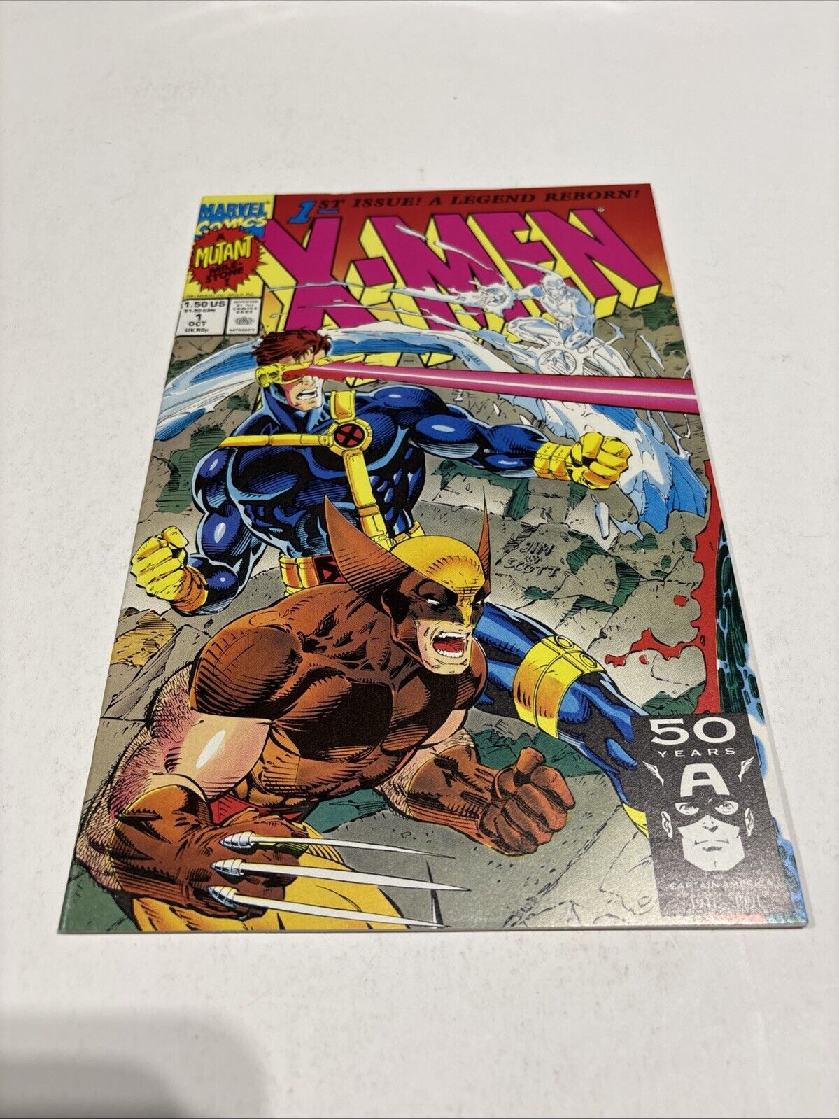 X-Men #1 Vol 1 (Lot of 9 Marvel Comics 1991) Jim Lee 1st App /Cover Omega Red