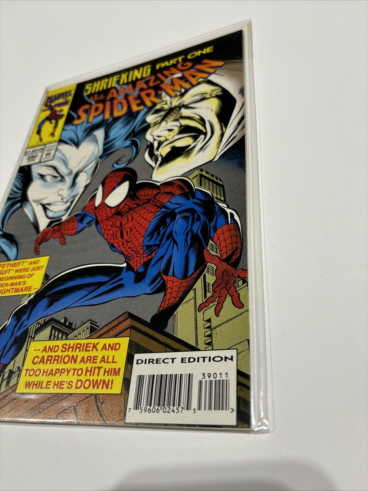 Amazing Spider-Man #390 (Marvel Comics) Shrieking Pt 1