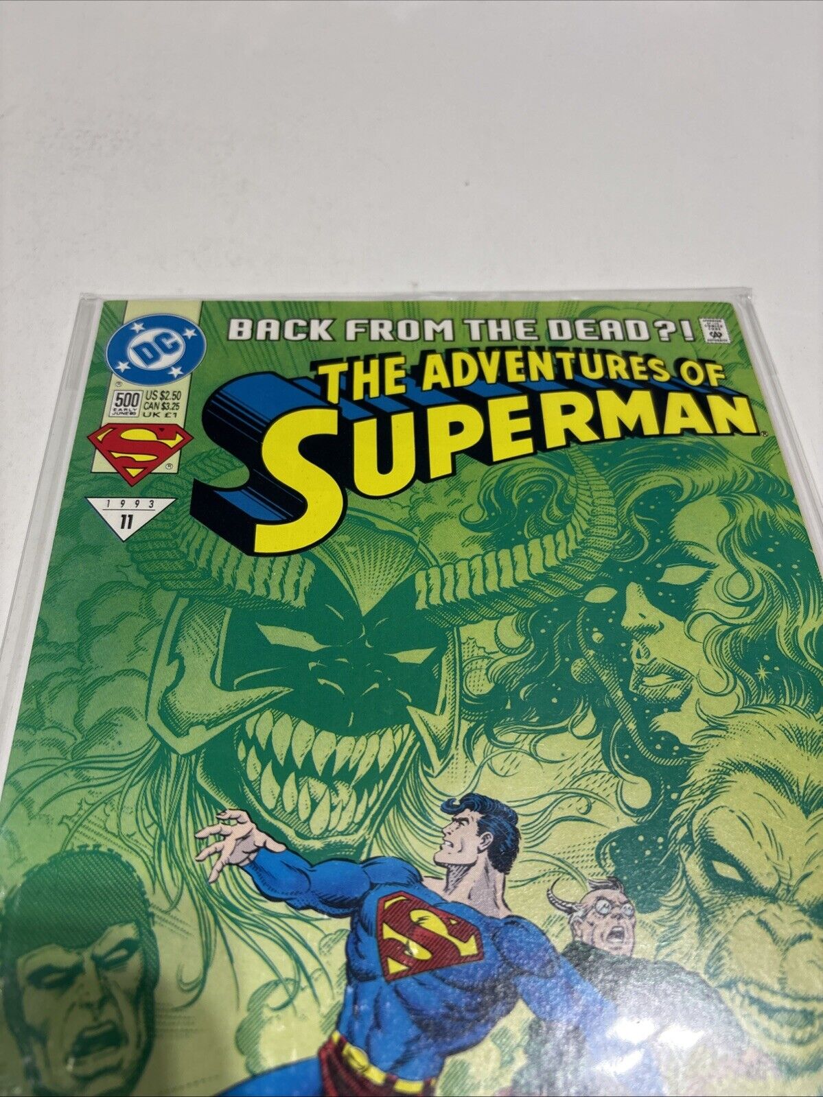 DC Comics #500 1993 The Adventures of Superman Back from the Dead NM