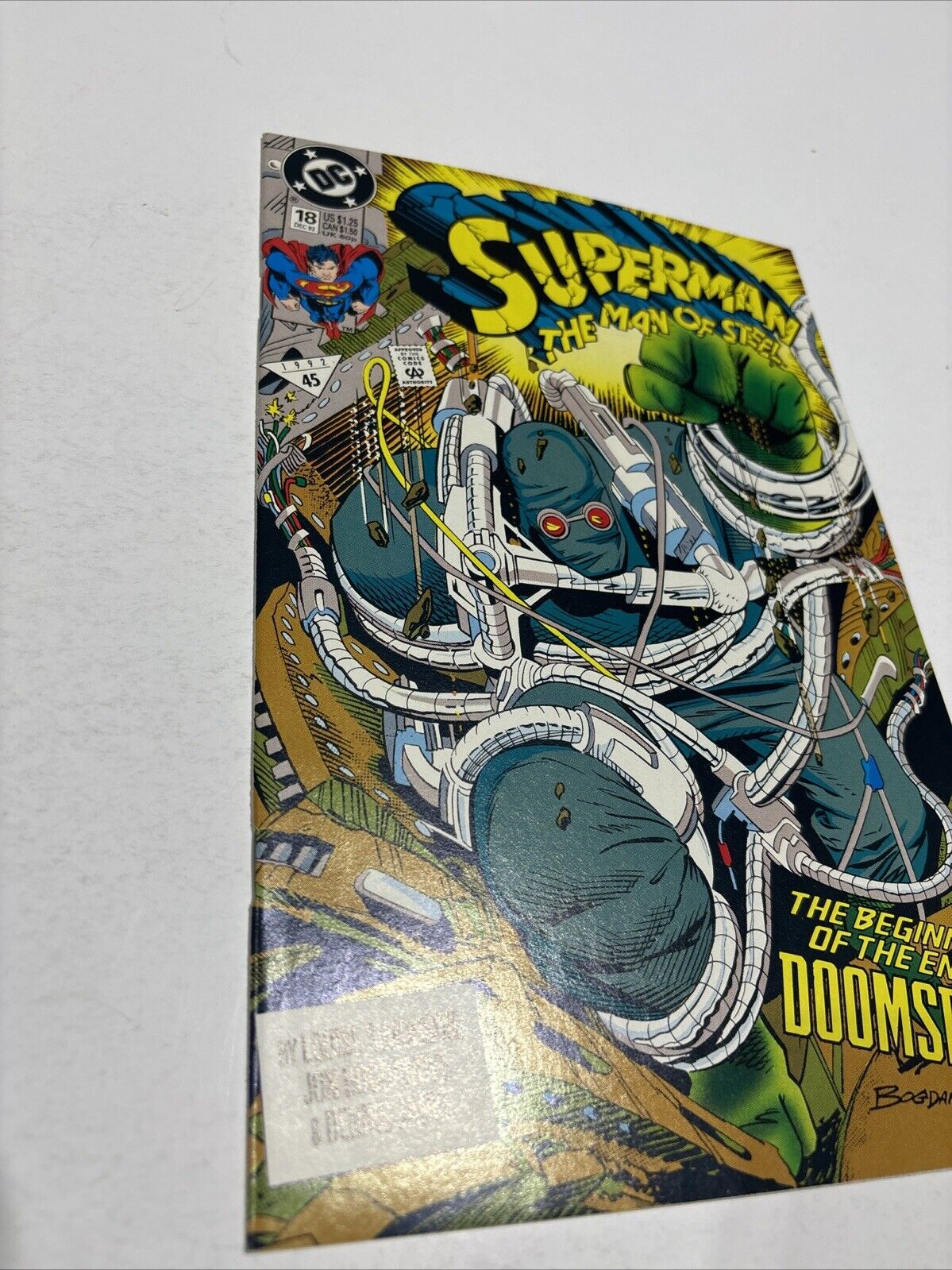 Superman: The Man of Steel #18 (DC 1992) Key Issue 1st Printing 1st App Doomsday