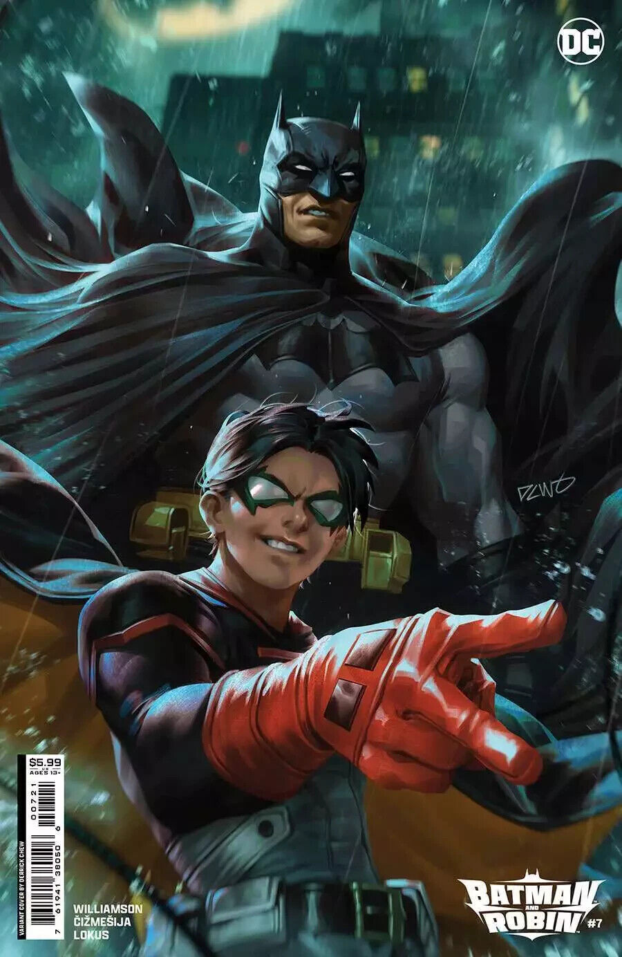 Batman and Robin (3rd Series) #7B NM; DC | Derrick Chew Variant