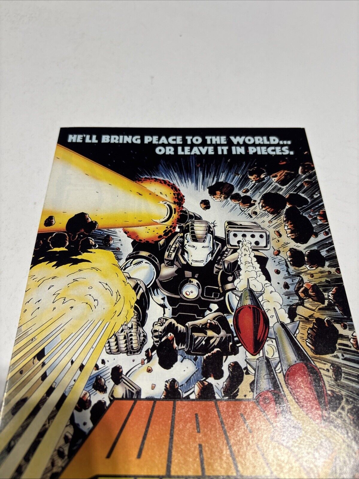 War Machine Vol. 1 #0 Ashcan Edition (1994) “War. Tyranny. Starvation. Race. Hat