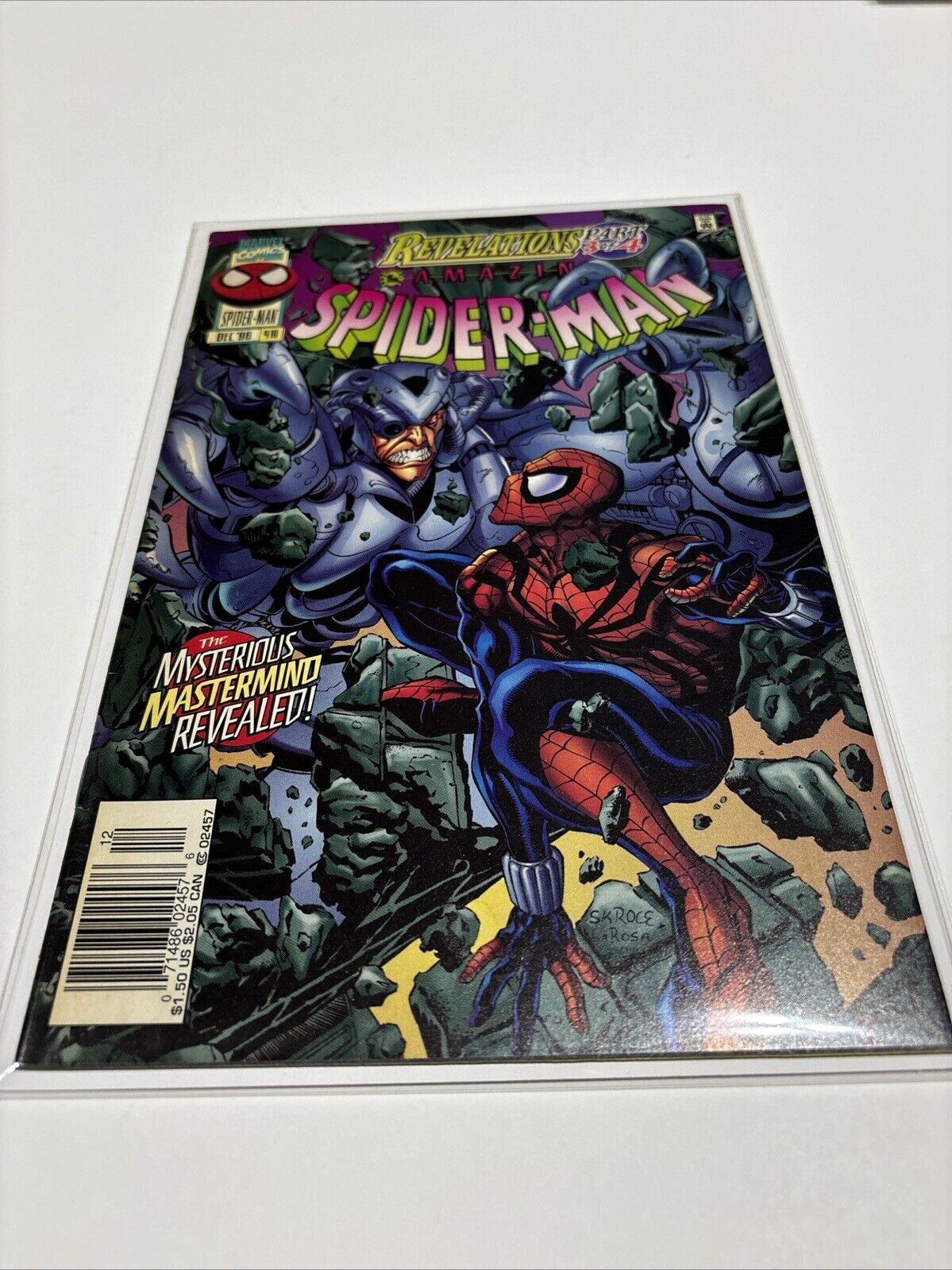 Amazing Spider-Man #418 (Marvel Comics) Newsstand Revelations PT 3 Mysterio