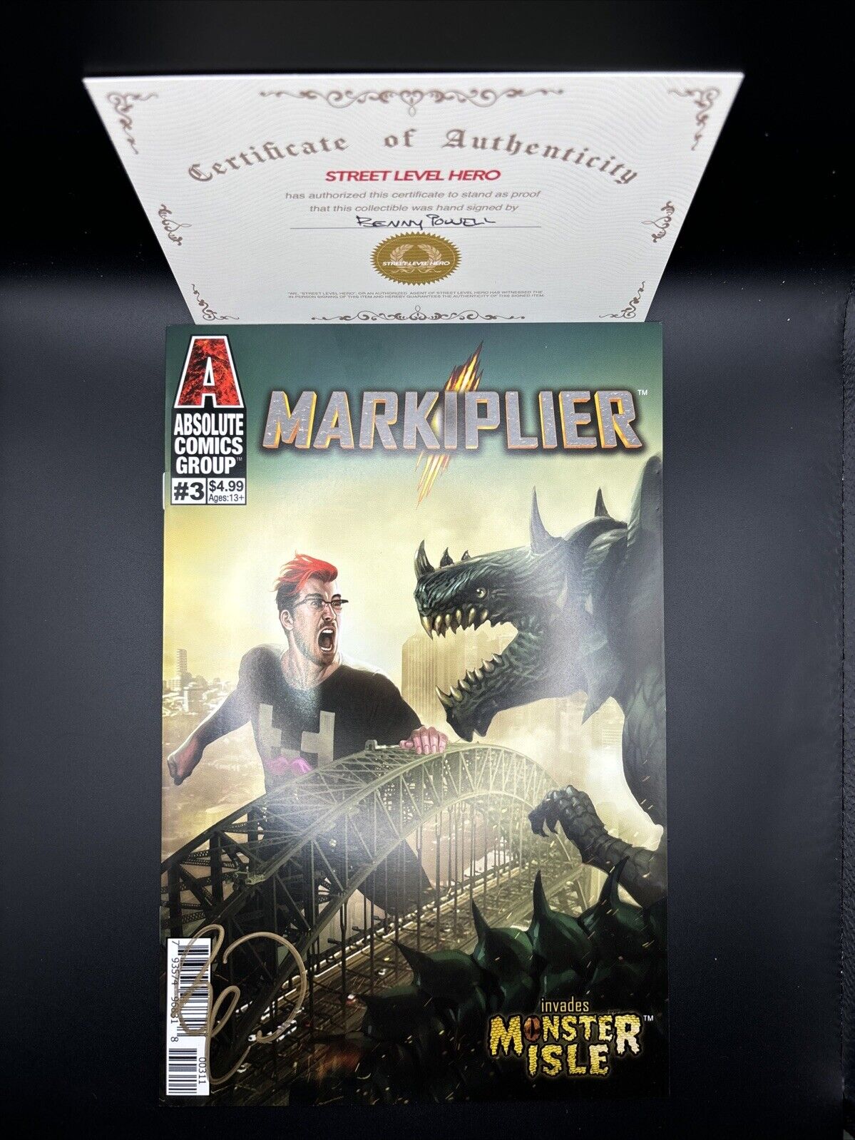 Markiplier #3A (2016) Signed By Powell w/COA