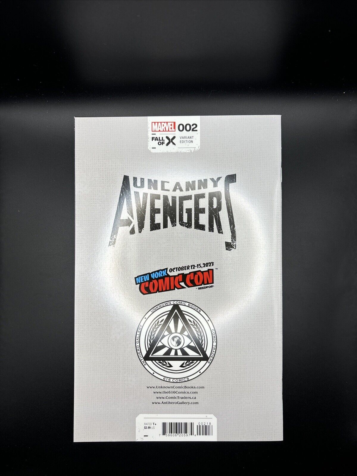 UNCANNY AVENGERS #2 DAVID NAKAYAMA FOIL VIRGIN NYCC VARIANT (2023) X-MEN