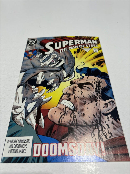 Superman: The Man of Steel #19 (DC Comics January 1993) Key Doomsday Revealed