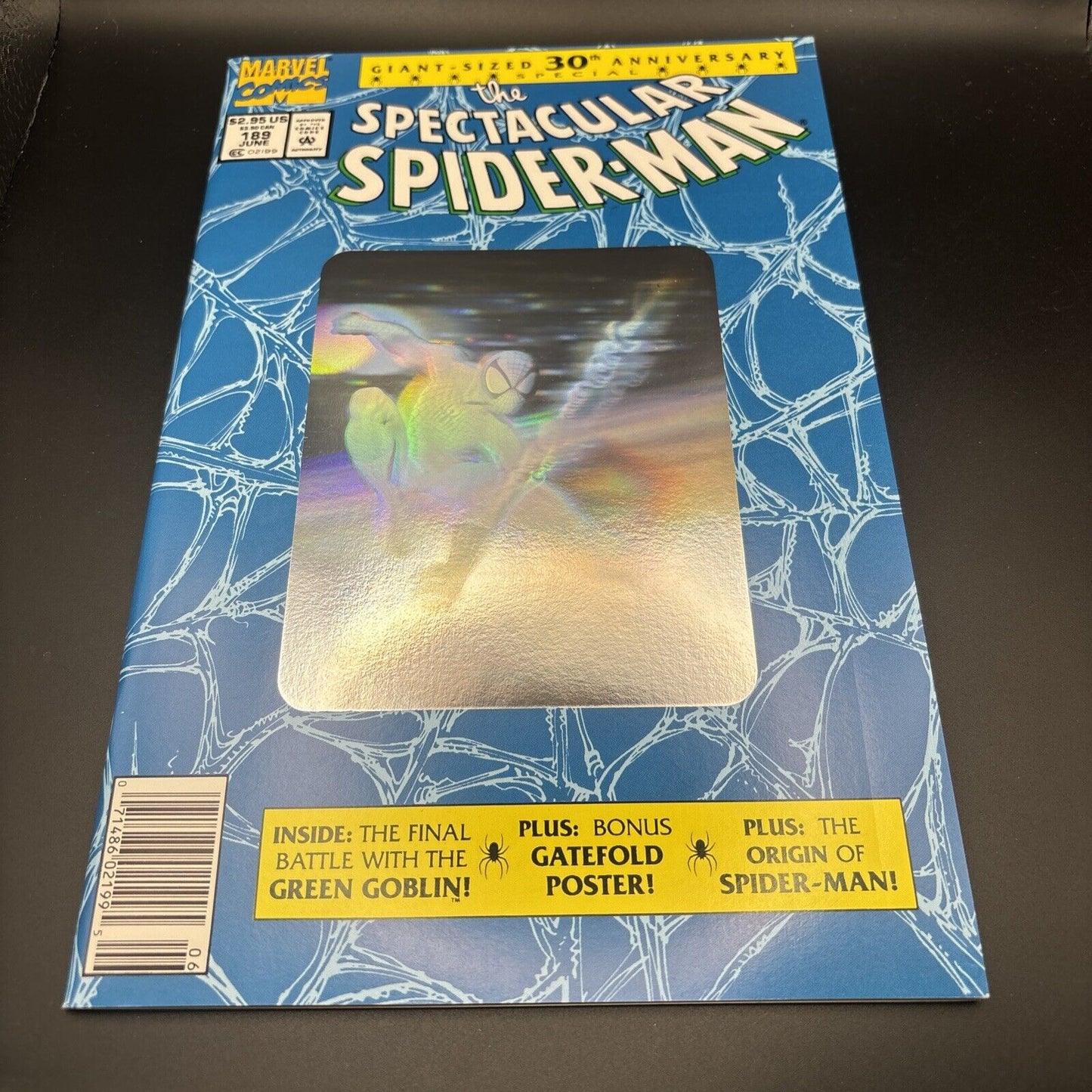 The Spectacular Spider-Man #189 (Marvel Comics June 1992) W/Poster Attached