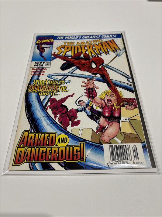 Amazing Spider-Man #426 (Marvel) Newsstand Armed and Dangerous