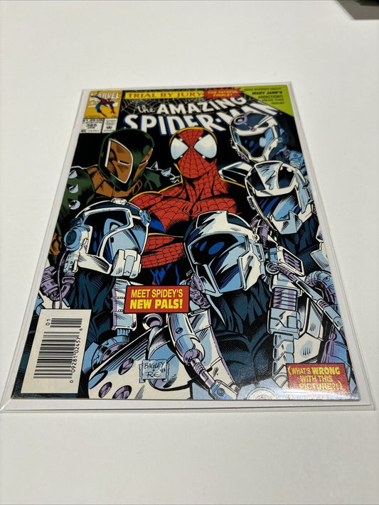 Amazing Spider-Man #385 (Marvel Comics) Newsstand Mark Bagley Trial by Jury