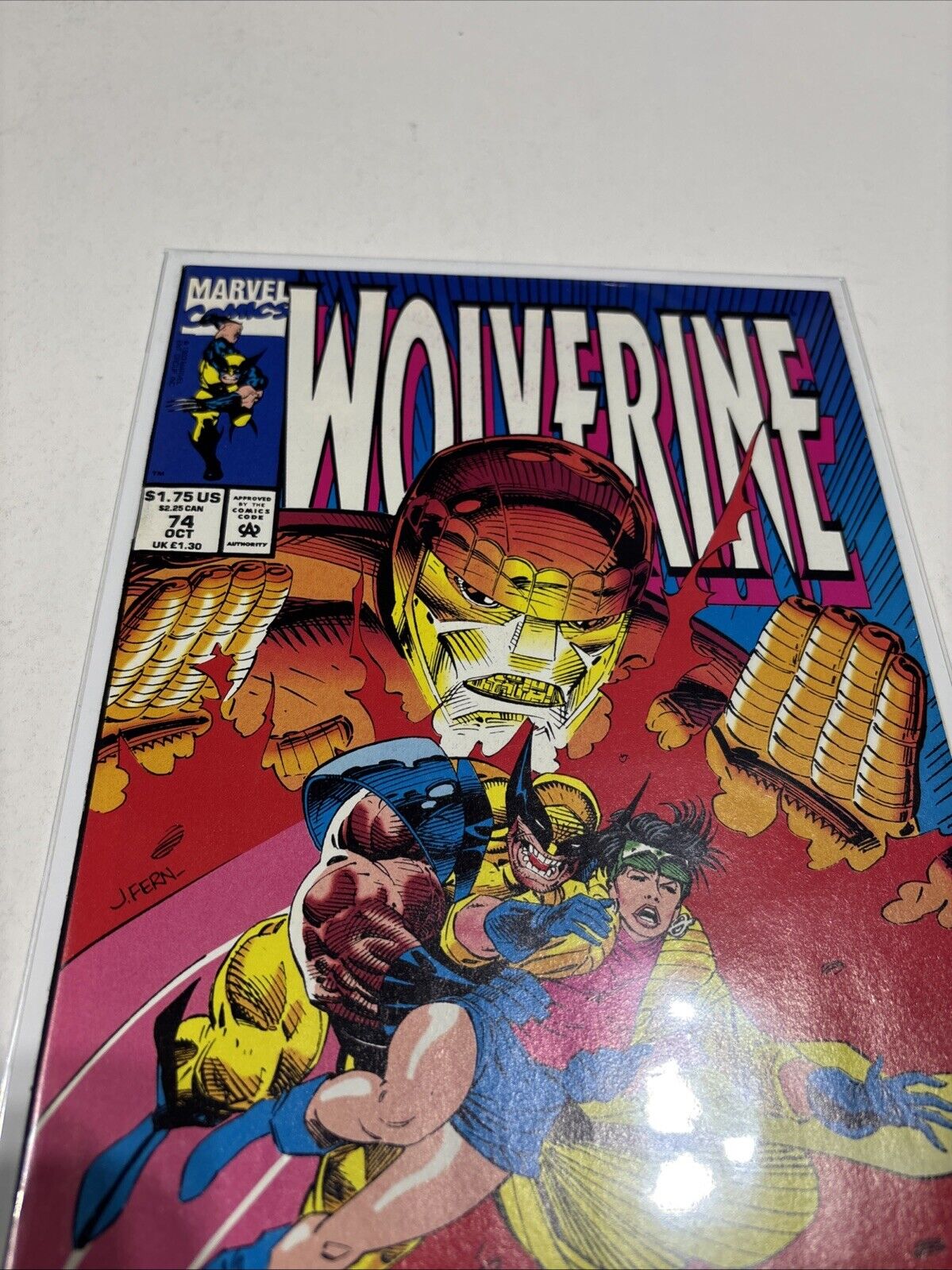 Wolverine #74 Vol 2 (Marvel 1988-2012) Jubilee Sentinels APP