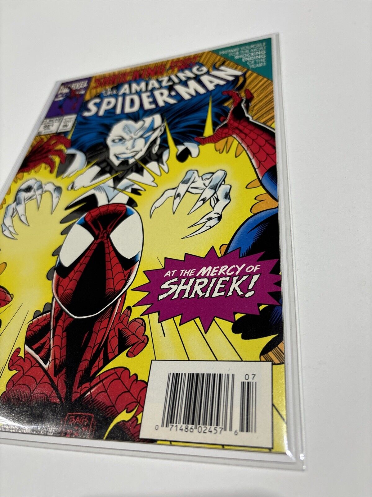 Amazing Spider-Man #391 (Marvel Comics) Newsstand Shrieking Pt 2