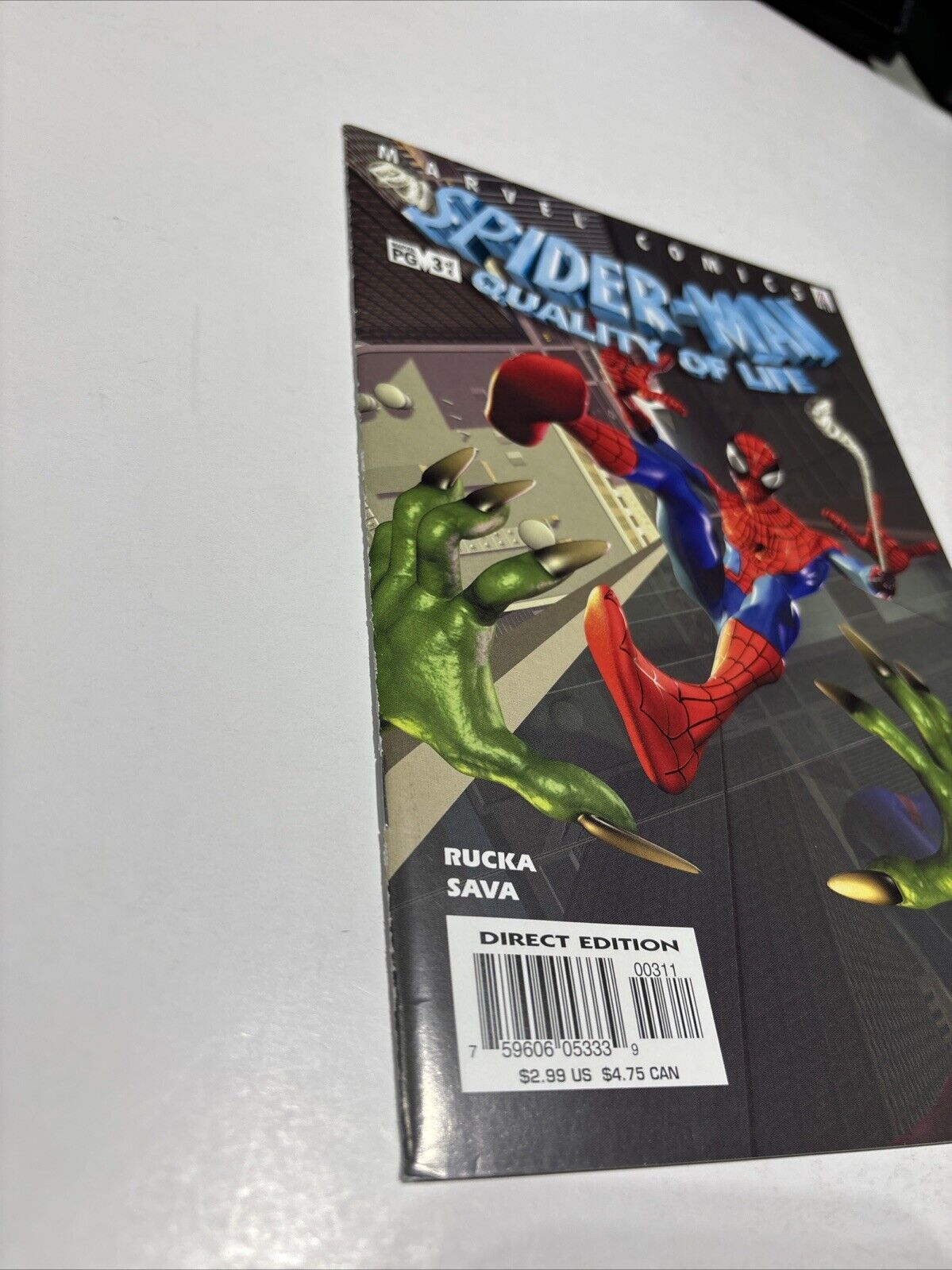 Spider-Man: Quality Of Life 1-4 Complete From 2002 NM Lizard, Greg Rucka