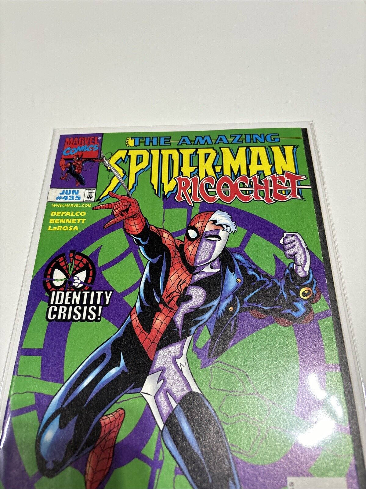 Amazing Spider-Man #435 (Marvel Comics) newsstand identity crisis