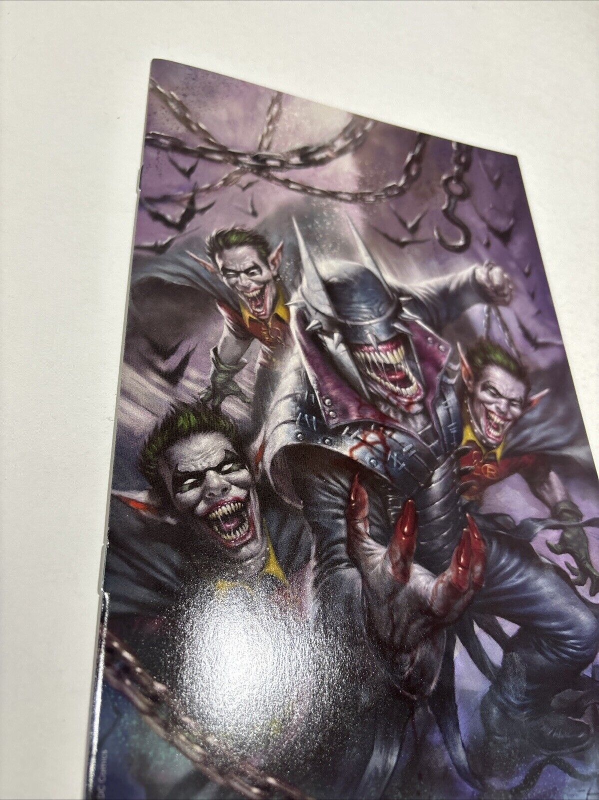 The Batman Who Laughs #1 Lucio Parrillo Virgin Variant  LTD 1000 DC 1st App