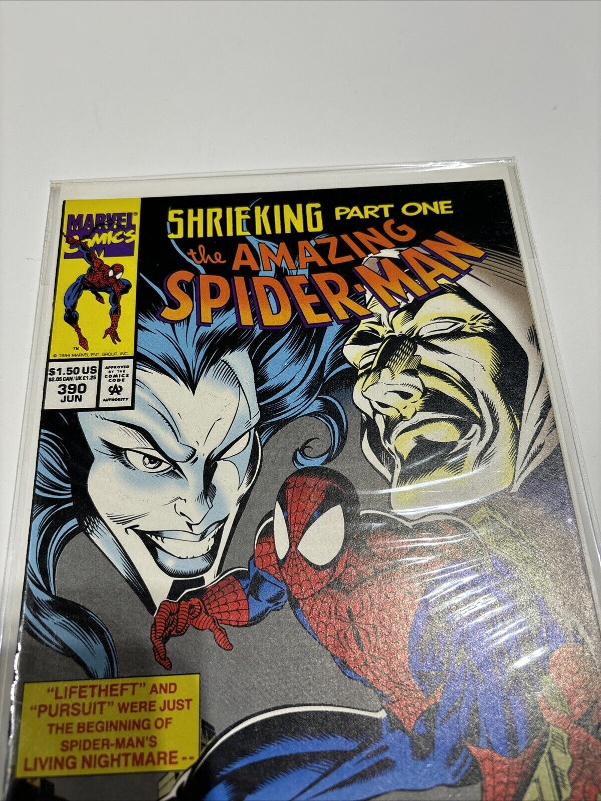 Amazing Spider-Man #390 (Marvel Comics) Shrieking Pt 1