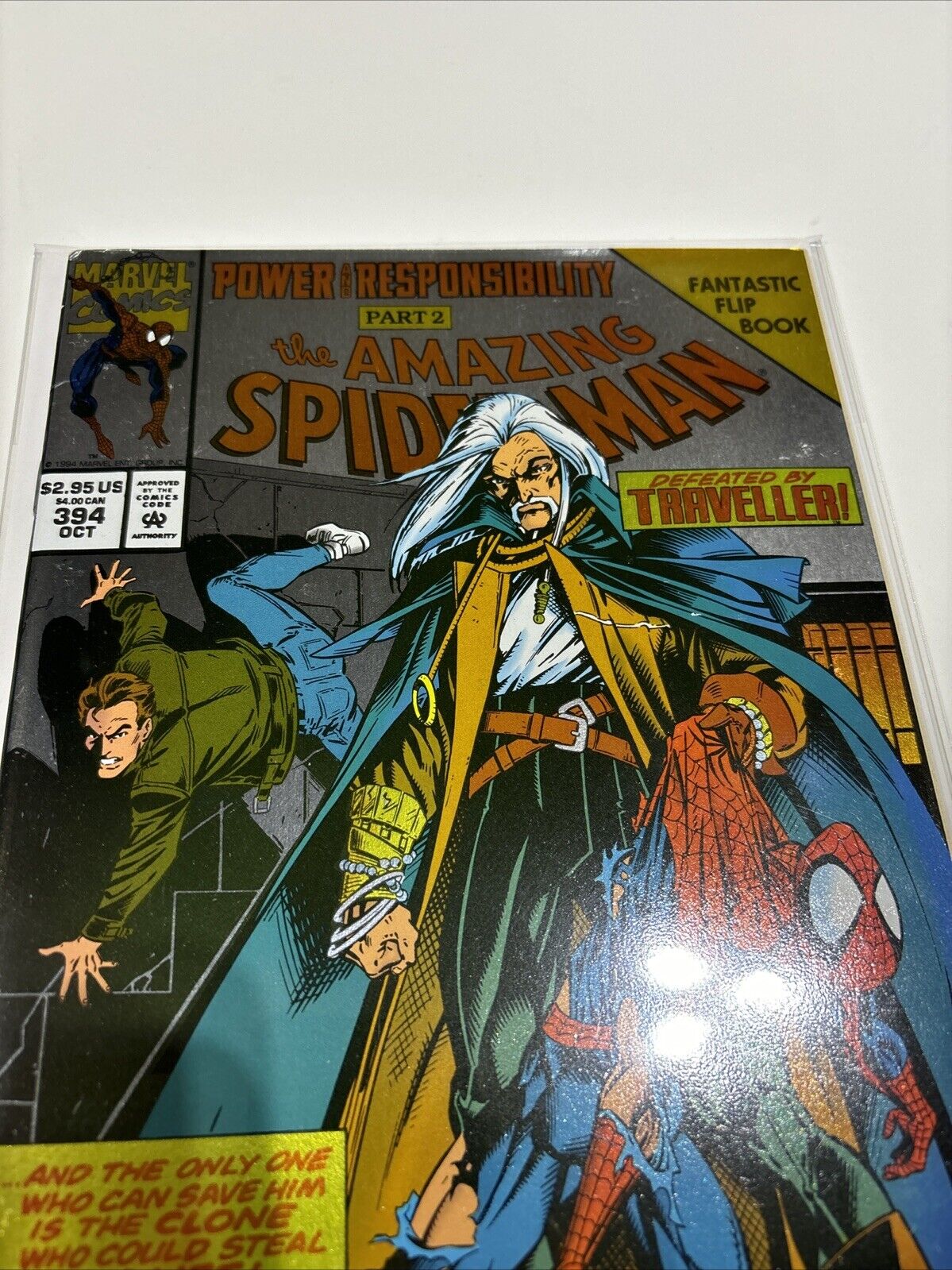 Amazing Spider-Man #394 (Marvel Comics) Key 1st App Scrier foil cover