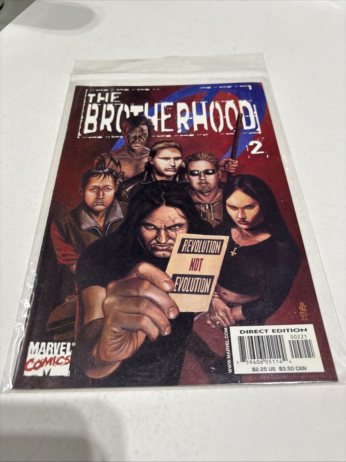 THE BROTHERHOOD #1 2 3 4 5 6 7 LOT OF 7 MARVEL COMICS 2001 COMIC LOTS  X-MEN