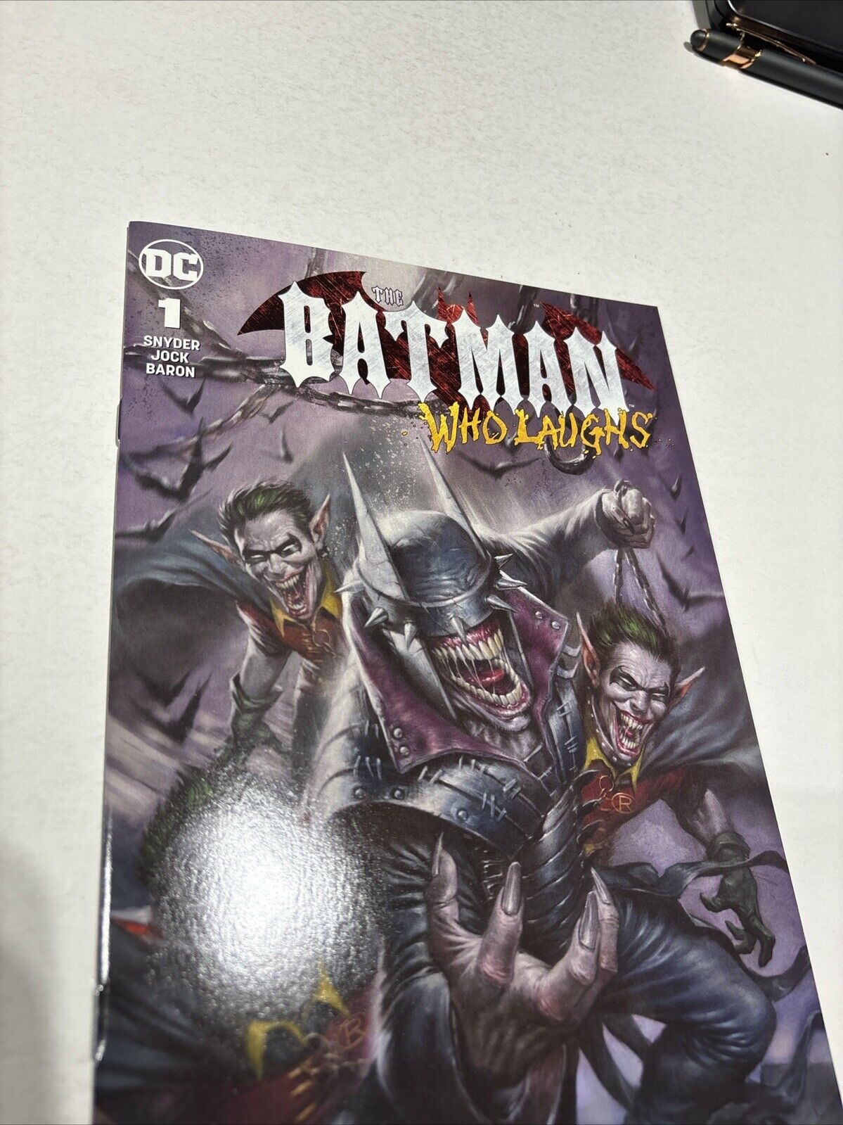 BATMAN Who LAUGHS #1 (2018) 1st GRIM KNIGHT (Limited to 3000) Near Perfect (9.8)