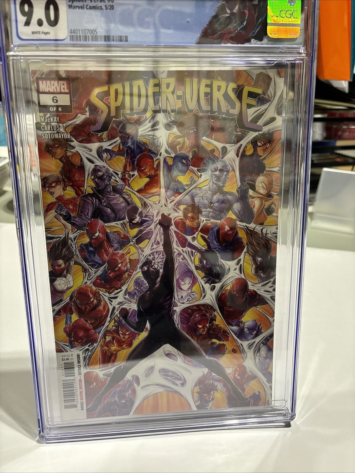 Spider-verse #6 - CGC 9.0 - Eight 1st appearances - Low print run