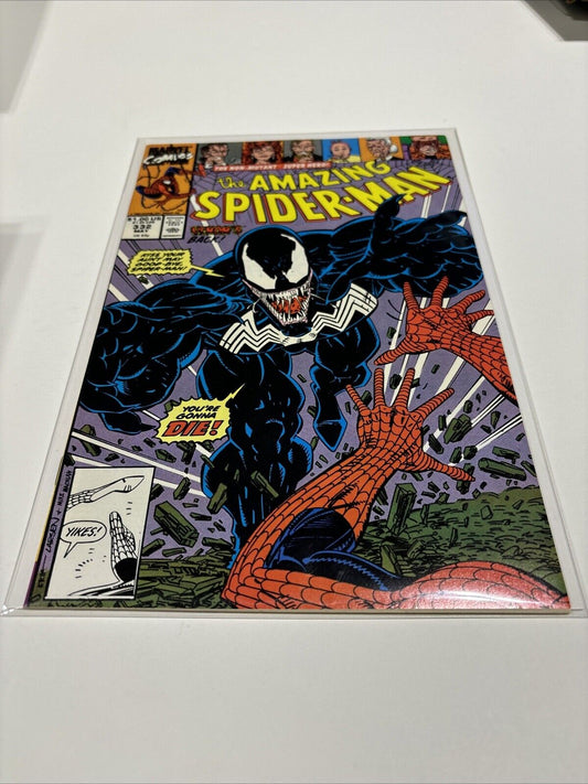 Amazing Spider-Man #332 (Marvel) First Venom Tongue-Erik Larsen