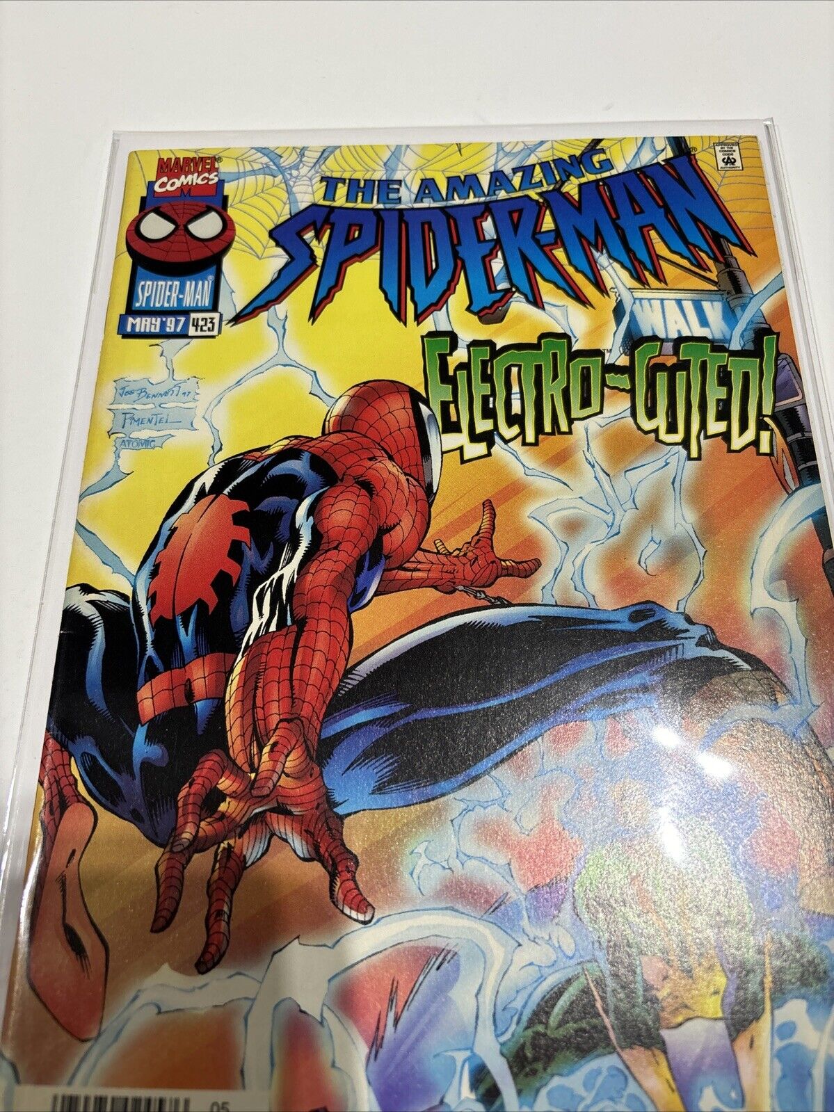 Amazing Spider-Man #423 (Marvel Comics) Newsstand Electro