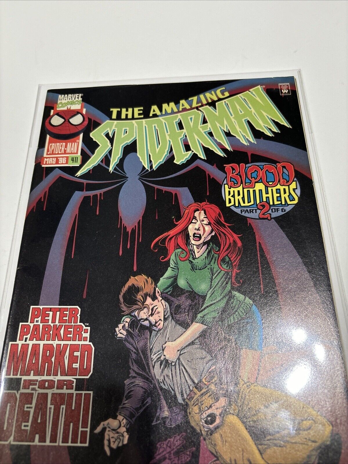 Amazing Spider-Man #411 (Marvel Comics) Newsstand 1st APP Cell-12