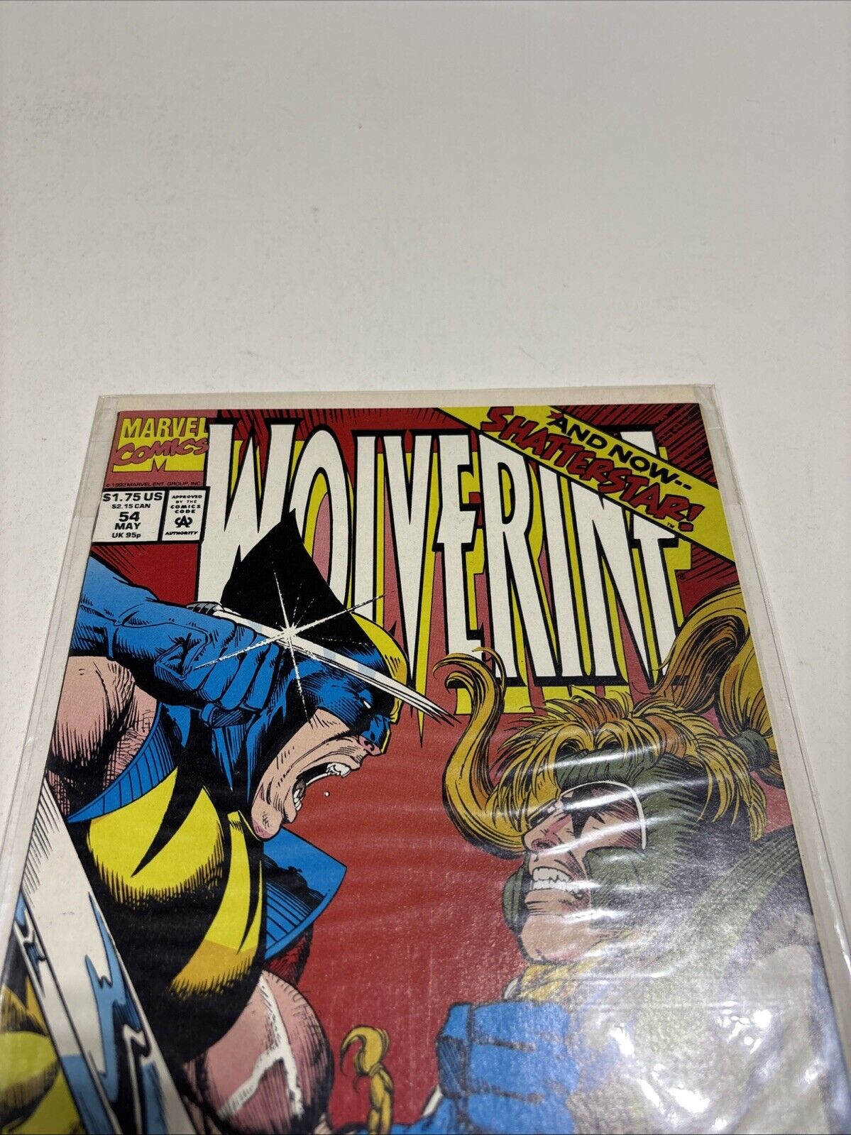 Wolverine #54 Vol 2 (Marvel 1988-2012) Shatterstar App