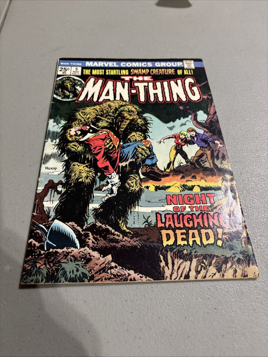 The Man-Thing #5 (Marvel 1974) Ploog cover, Night of the Laughing Dead