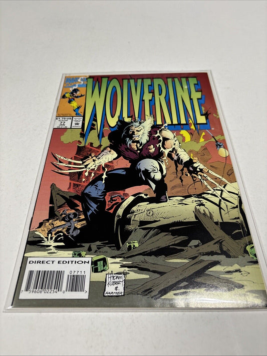 Wolverine #77 Vol 2 (Marvel 1988-2012) Adam Kubert Cover