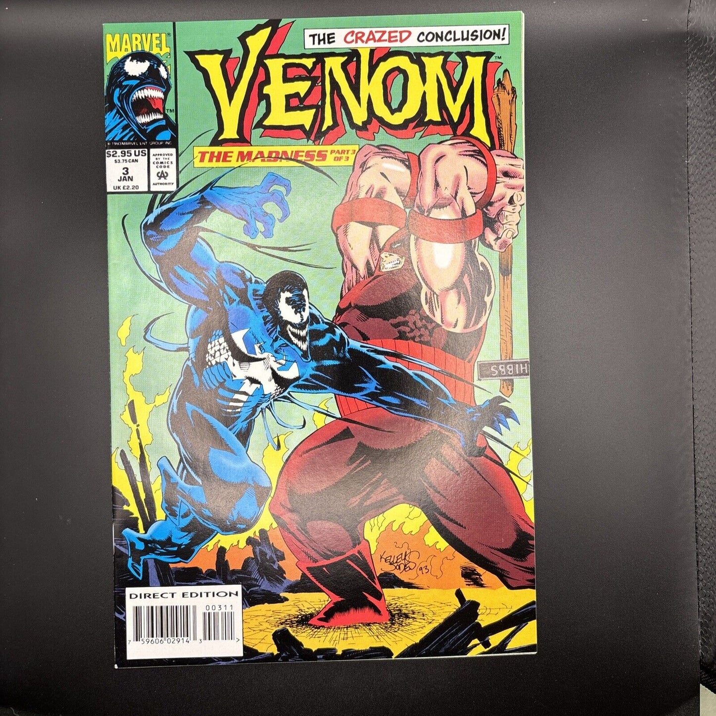 Venom: the Madness #3 (Marvel Comics January 1994)