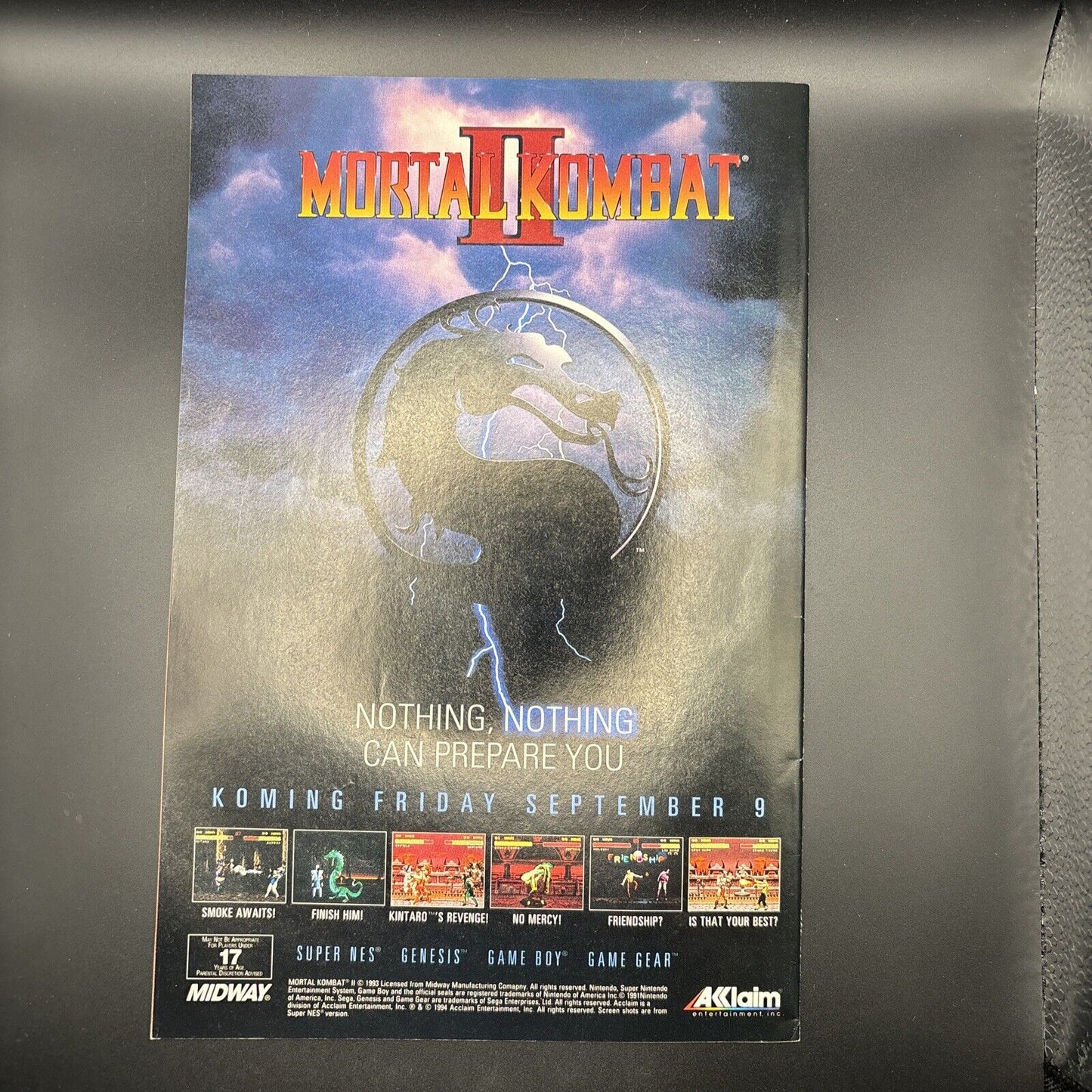 Mortal Kombat Blood & Thunder #2 (Aircel Comics August 1994)