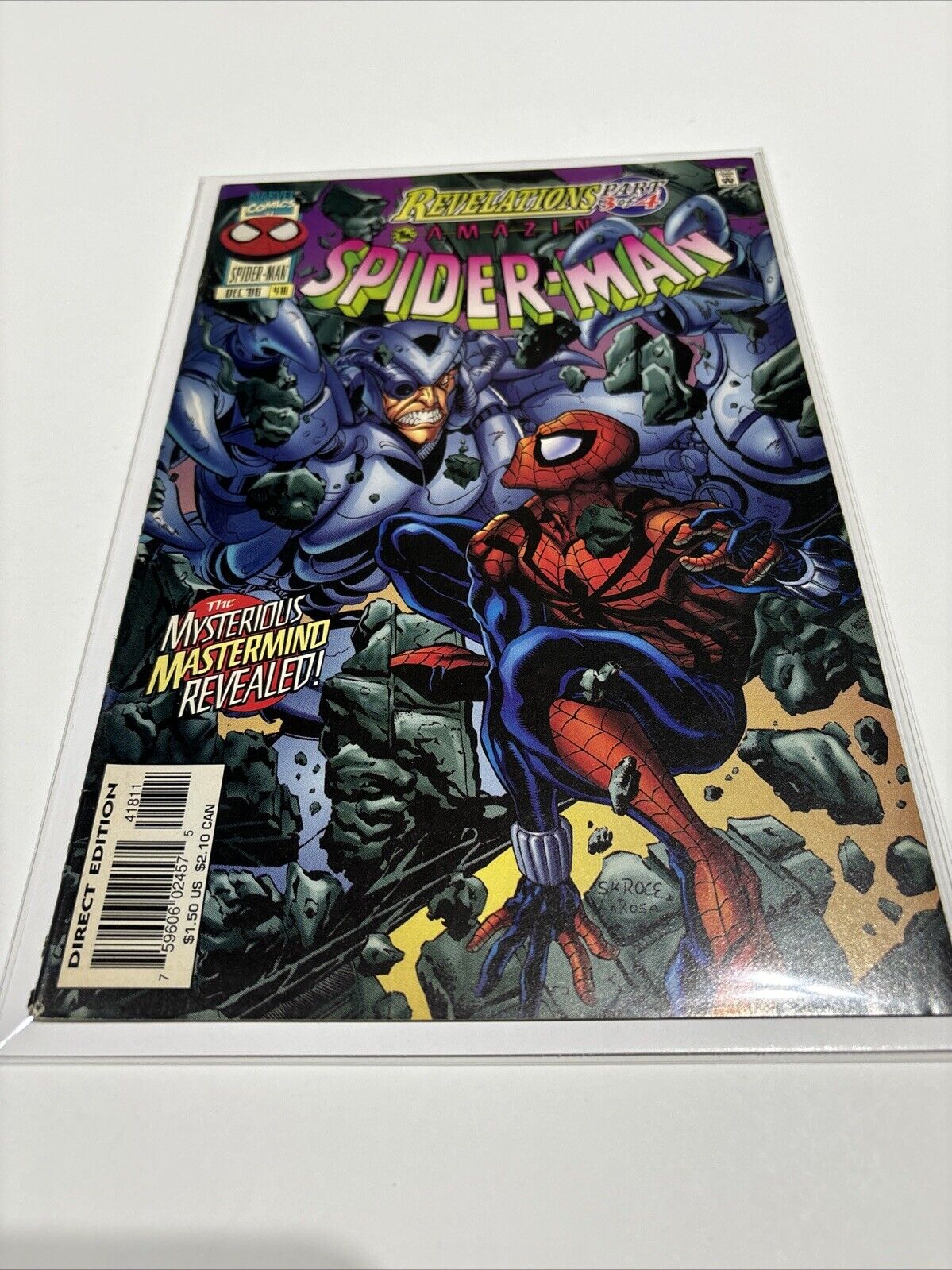 Amazing Spider-Man #418 (Marvel Comics) Mysterio Revelations Pt 3